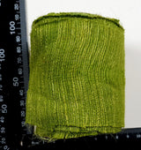 Silk Noil Fabric Roll - Peridot