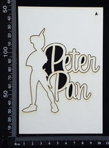 Peter Pan - A - White Chipboard