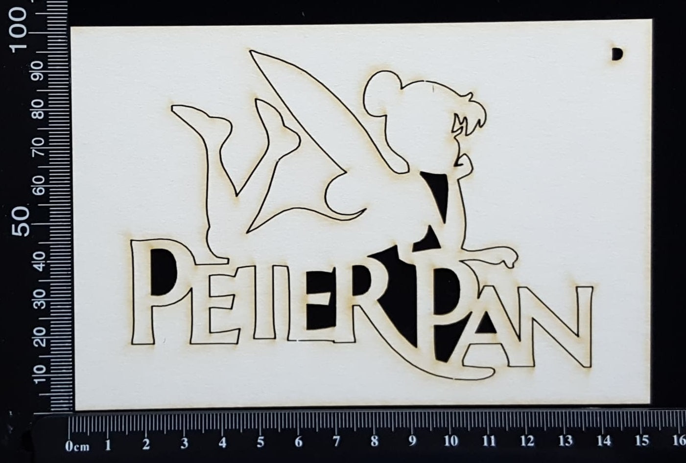 Peter Pan - D - White Chipboard