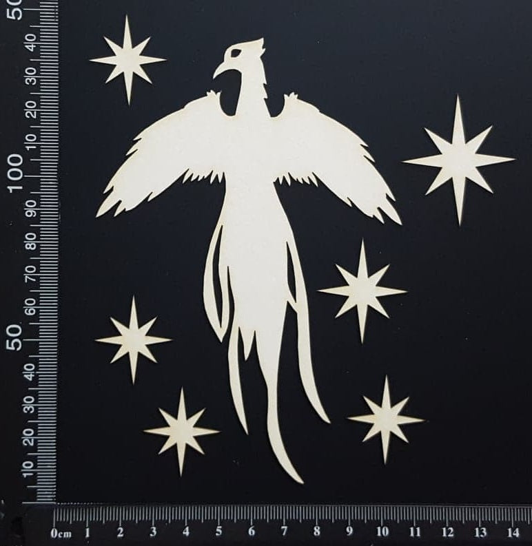 Phoenix Set - B - White Chipboard
