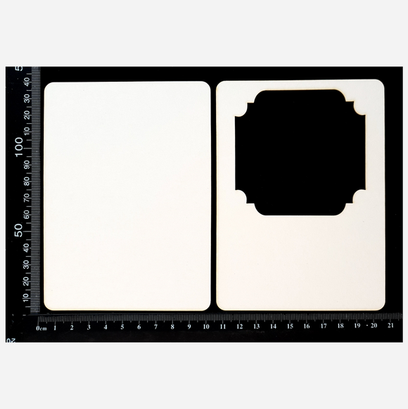 Photo Frame - A - White Chipboard