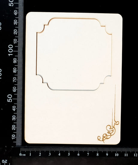 Photo Frame - D - White Chipboard