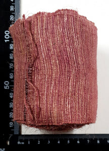 Silk Noil Fabric Roll - Plum