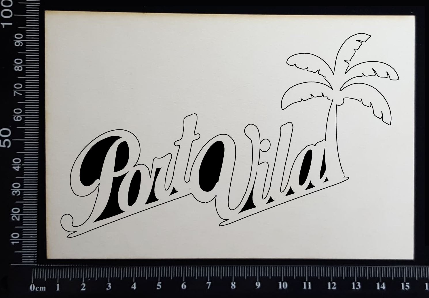 Port Vila - A - White Chipboard