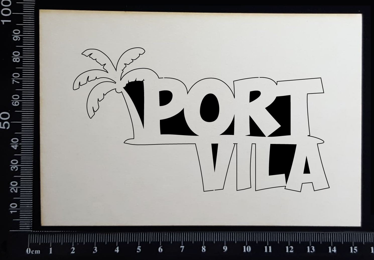 Port Vila - B - White Chipboard