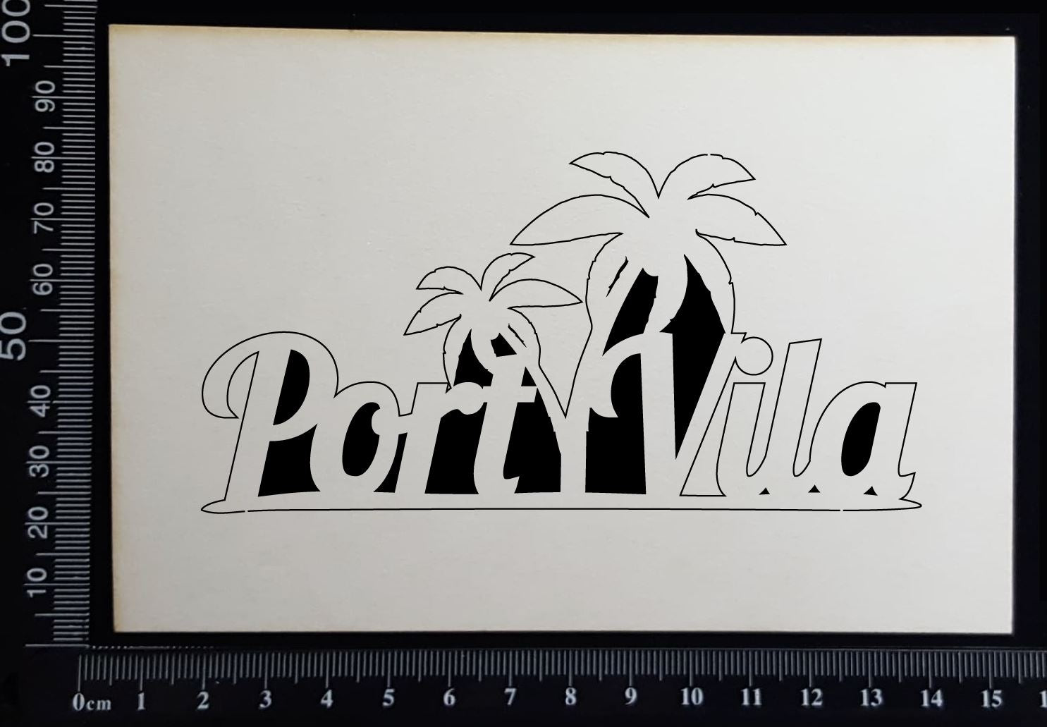 Port Vila - C - White Chipboard