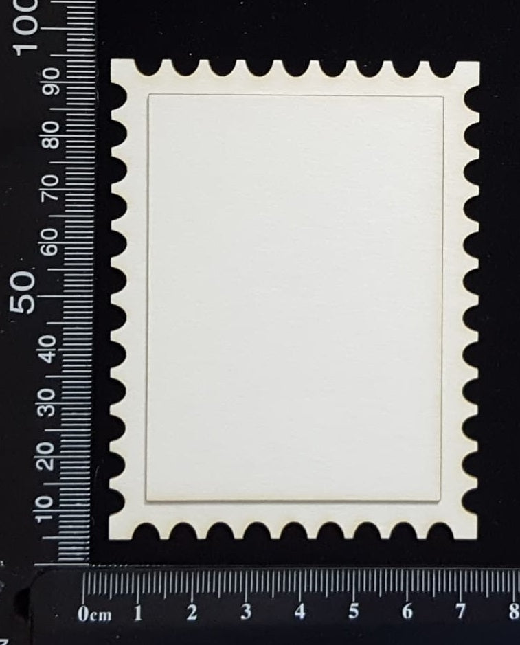 Postage Stamp Set - G - Layering Set - White Chipboard