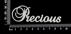 Elegant Word - Precious - White Chipboard