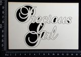 Precious Girl - White Chipboard