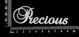 Elegant Word - Precious - White Chipboard