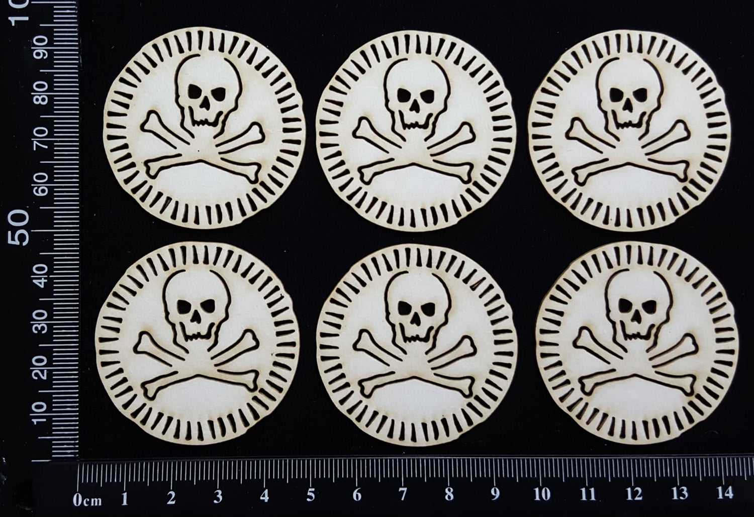 Pirate Gold - B - White Chipboard