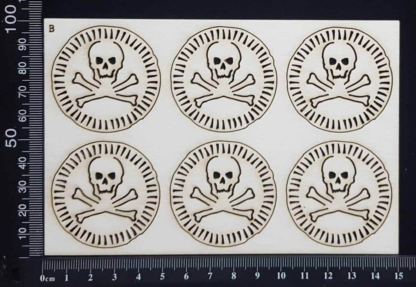 Pirate Gold - B - White Chipboard