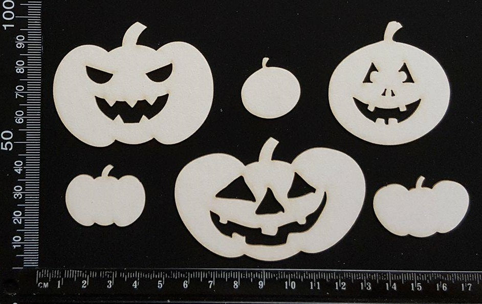 Pumpkins - White Chipboard