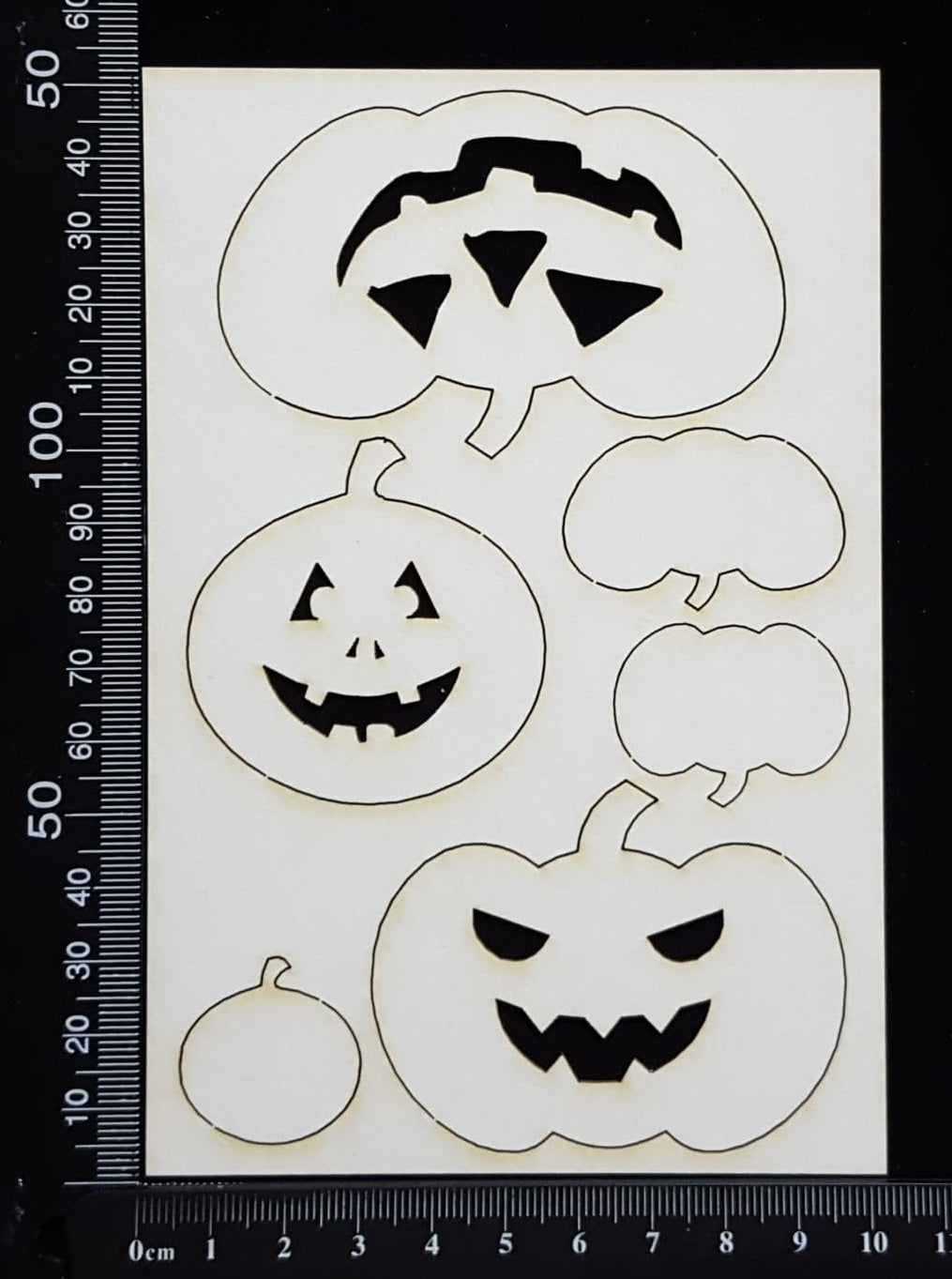 Pumpkins - White Chipboard