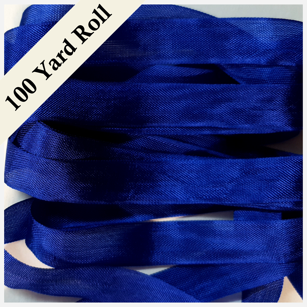 Seam Binding - RC - Shocking Blue - 100 YARD ROLL