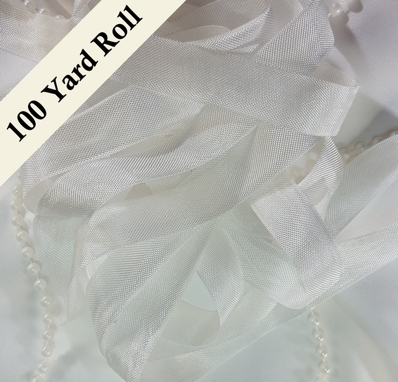 Seam Binding - ZB - White - 100 YARD ROLL