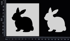 Rabbit - A - Stencil - 100mm x 100mm