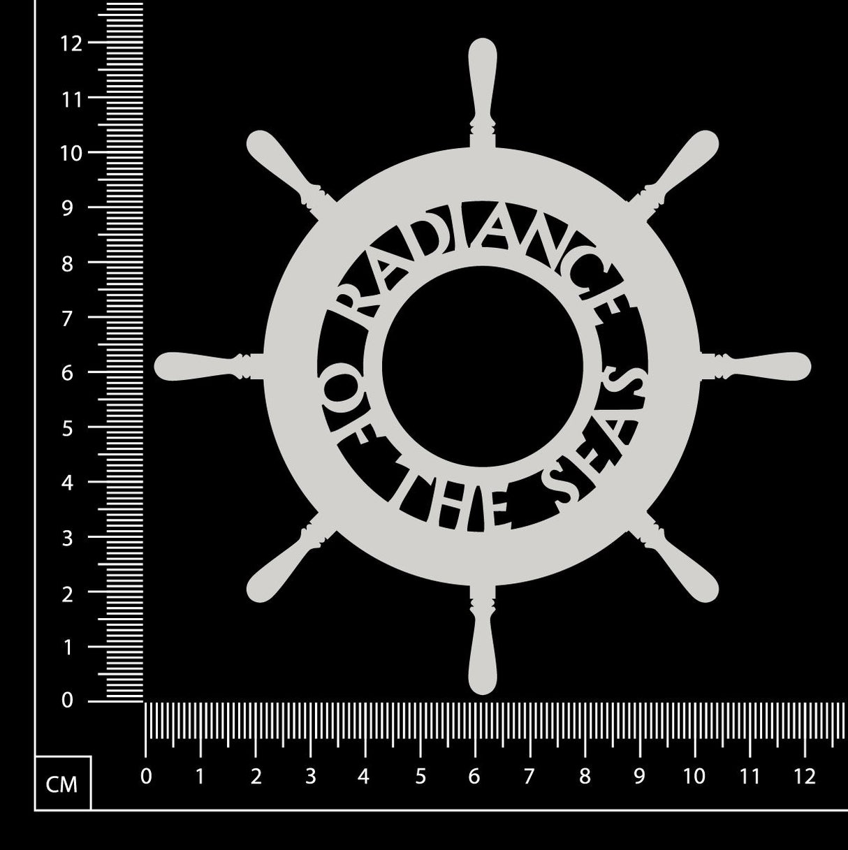 Radiance of the Seas - B - White Chipboard