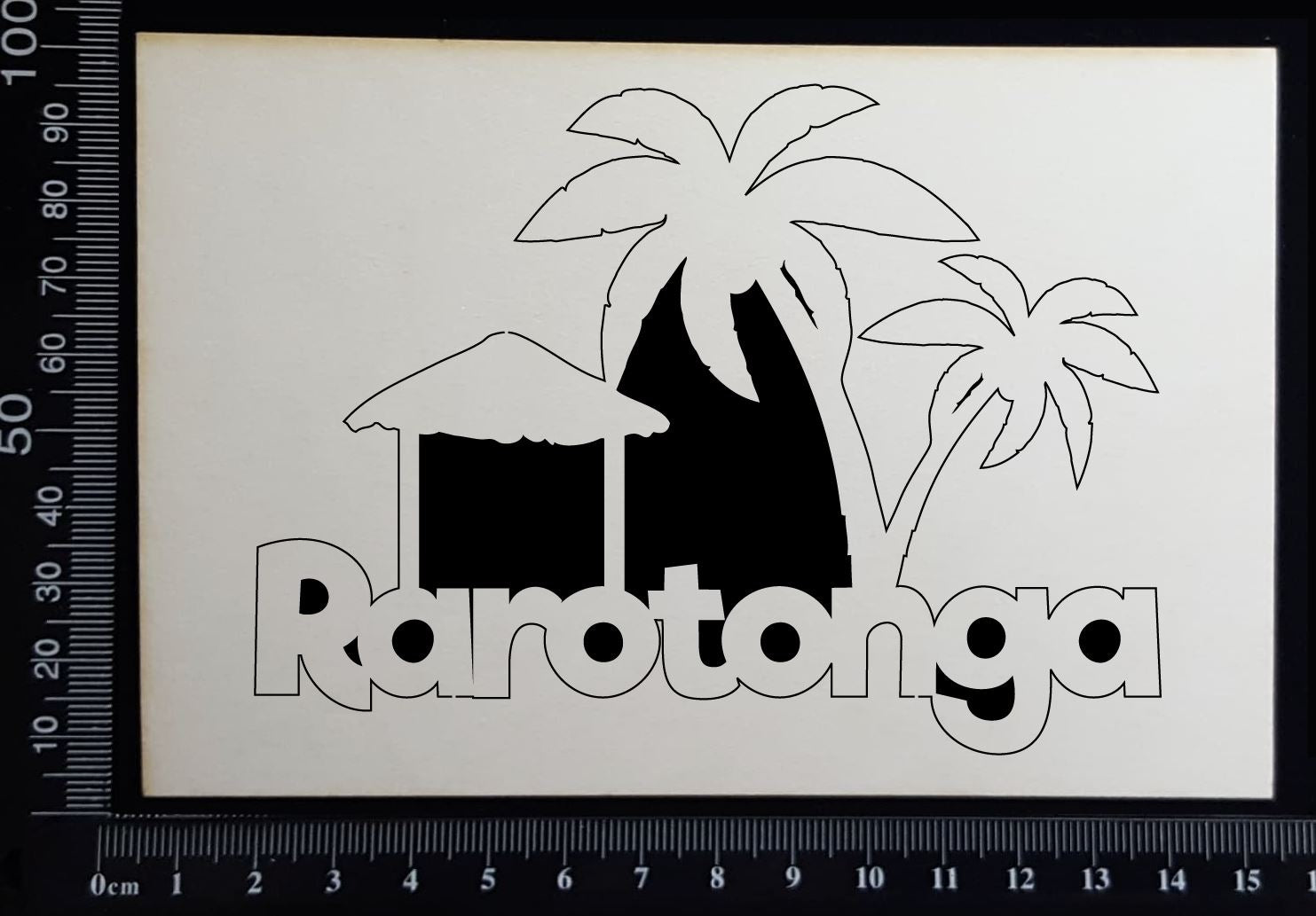 Rarotonga - B - White Chipboard