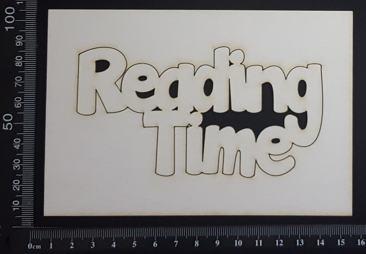 Reading Time - White Chipboard