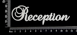 Elegant Word - Reception - White Chipboard