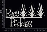 Rice Paddies - White Chipboard