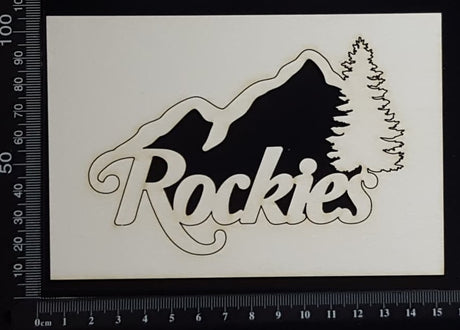 Rockies - B - White Chipboard