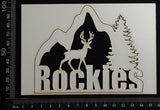 Rockies - A - White Chipboard