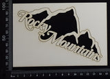 Rocky Mountains - A - White Chipboard