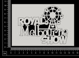 Royal Melbourne Show - White Chipboard
