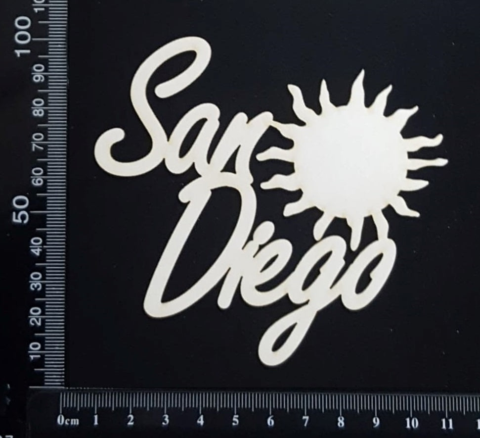 San Diego - White Chipboard