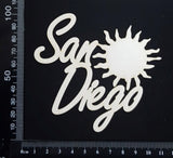 San Diego - White Chipboard