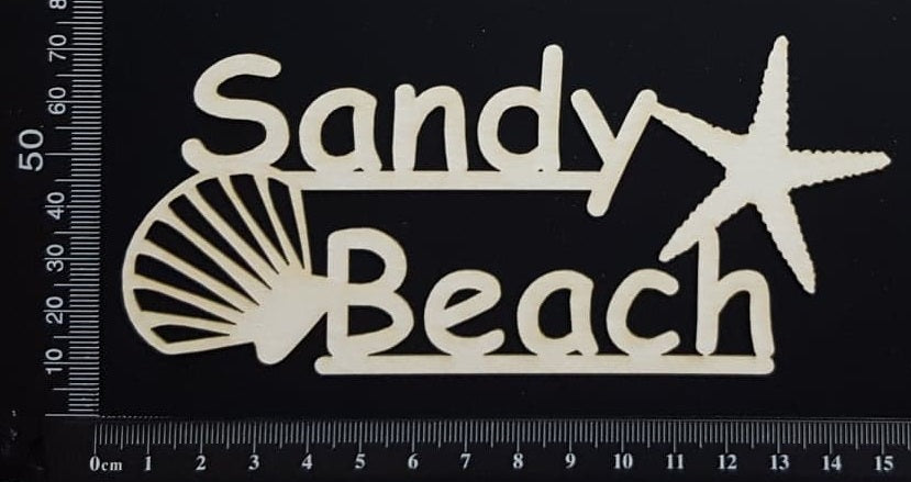 Sandy Beach - White Chipboard