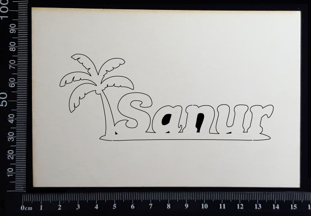 Sanur - B - White Chipboard