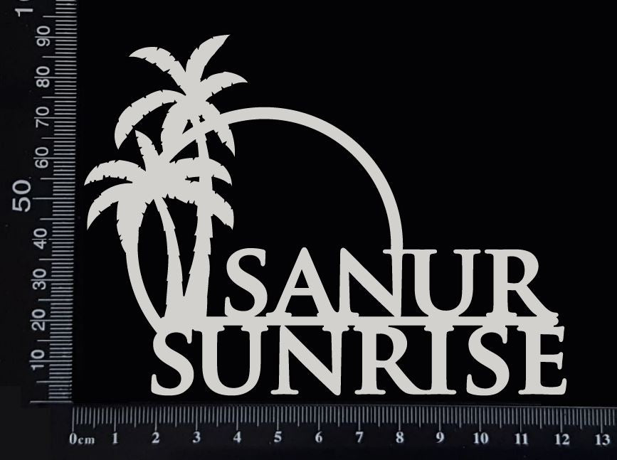 Sanur Sunrise - A - White Chipboard