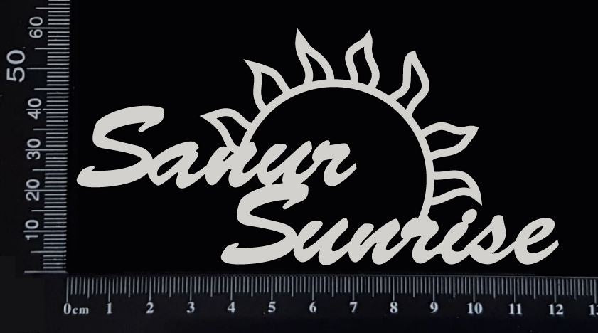 Sanur Sunrise - B - White Chipboard