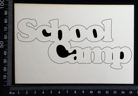 School Camp - Large - White Chipboard