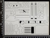 School Elements - Grade 12 - White Chipboard