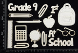 School Elements - Grade 9 - White Chipboard