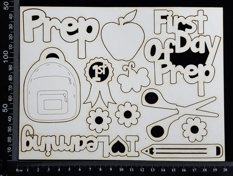 School Elements - Prep - White Chipboard