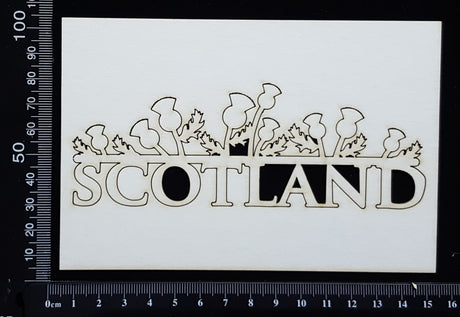 Scotland - A - White Chipboard