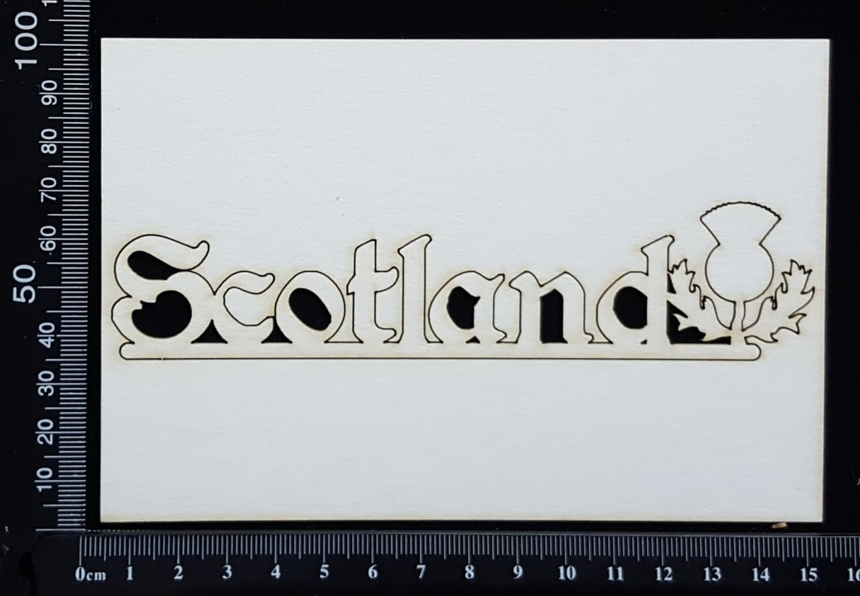 Scotland - B - White Chipboard