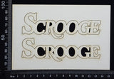 Scrooge Set - White Chipboard