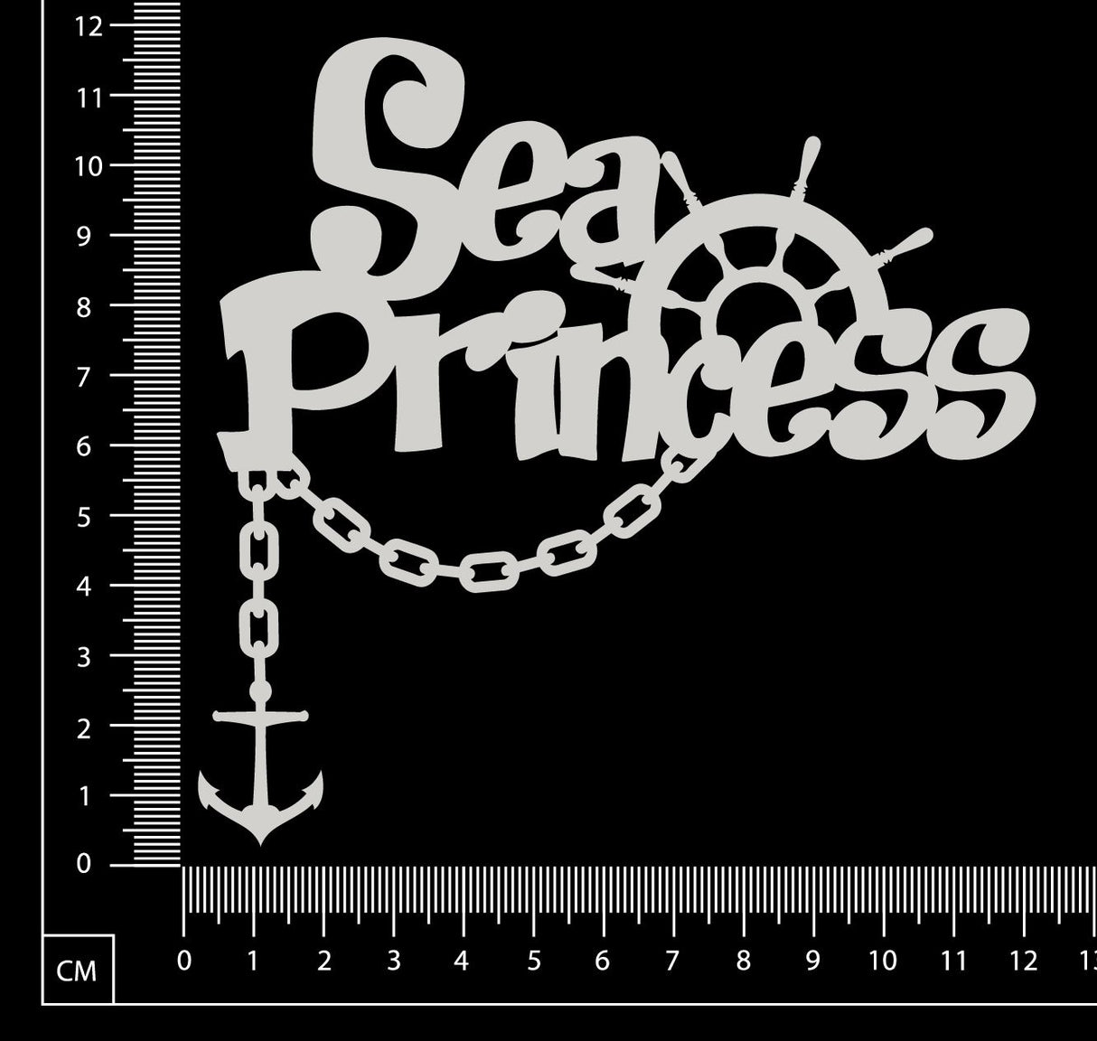 Sea Princess - White Chipboard