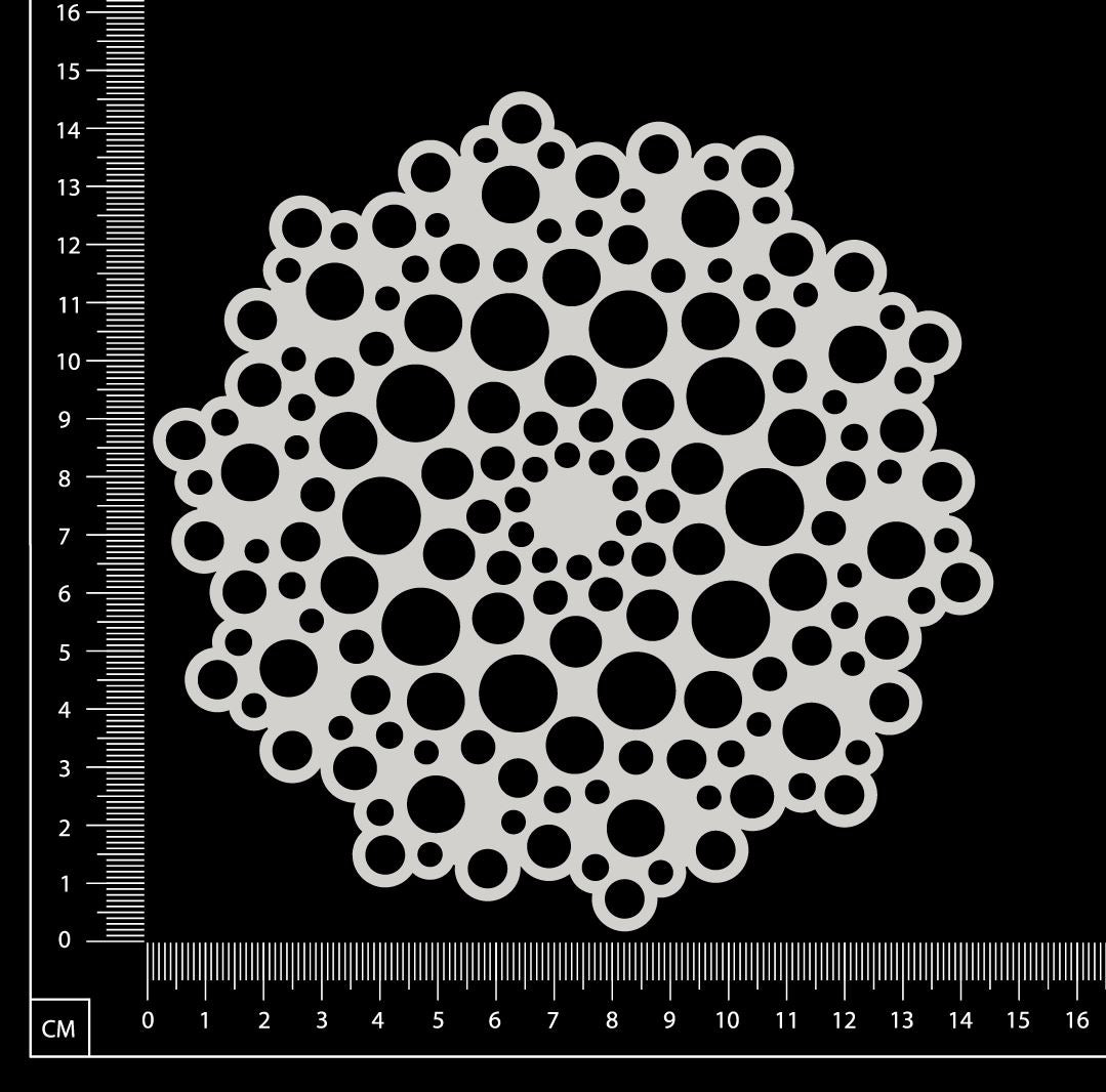 Sea Urchin Mesh - AB - White Chipboard