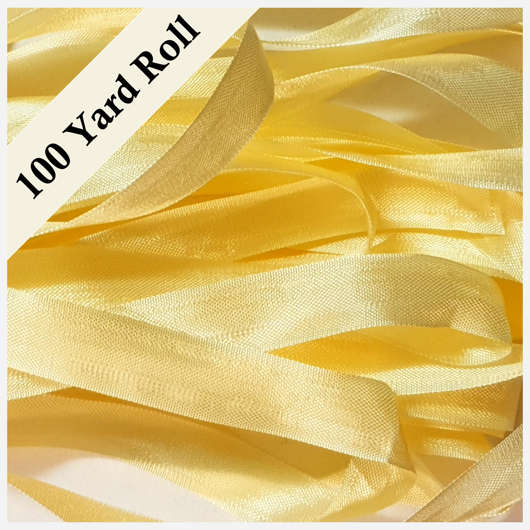 Seam Binding - BU - Primrose Yellow - 100 YARD ROLL