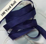 Seam Binding - SG - Navy Purple - 100 YARD ROLL