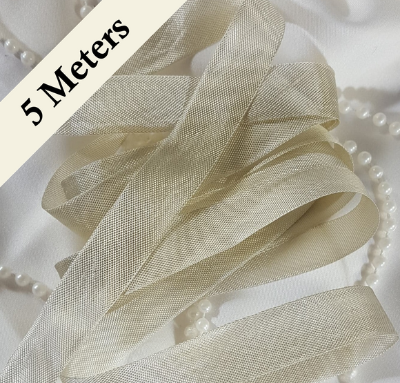 Seam Binding - ZR - Oatmeal/Light Beigey Cream - 5 meters