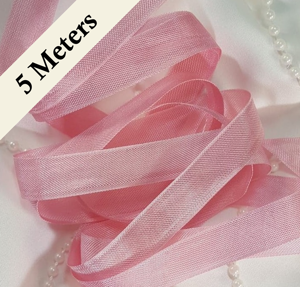 Seam Binding - YR - Siam Pink Tulip - 5 meters