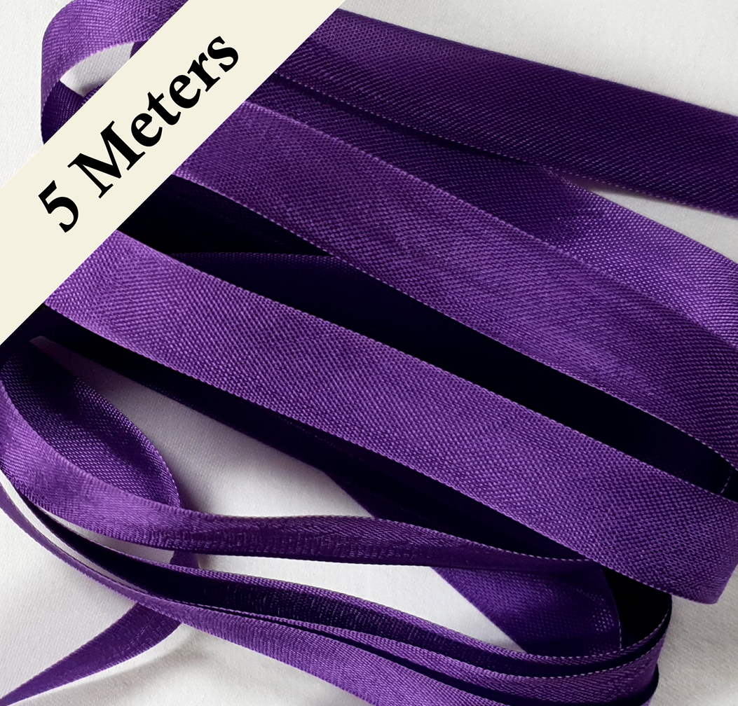 Seam Binding - YU - Purple - 5 meters